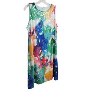 Julia Jordan Size 10 Dress Sequin Sparkle Party Vacation Cocktail Resort Lined